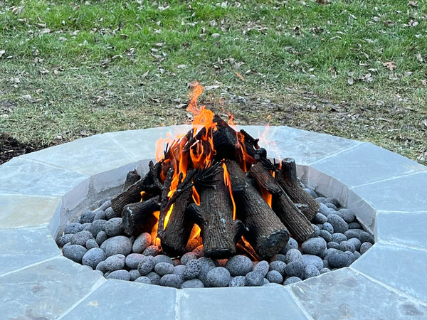 Alpine Steel Log Fire Pit