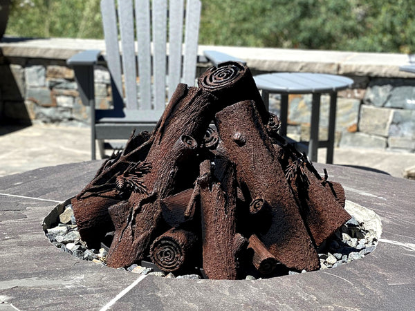Campfire Steel Log Fire Pit