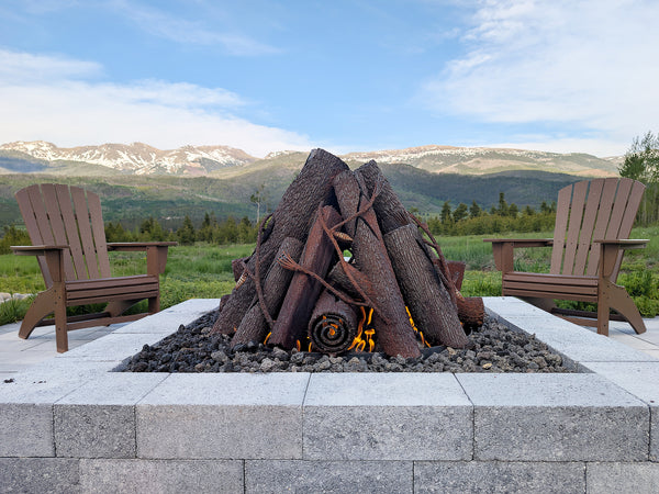 Campfire Steel Log Fire Pit